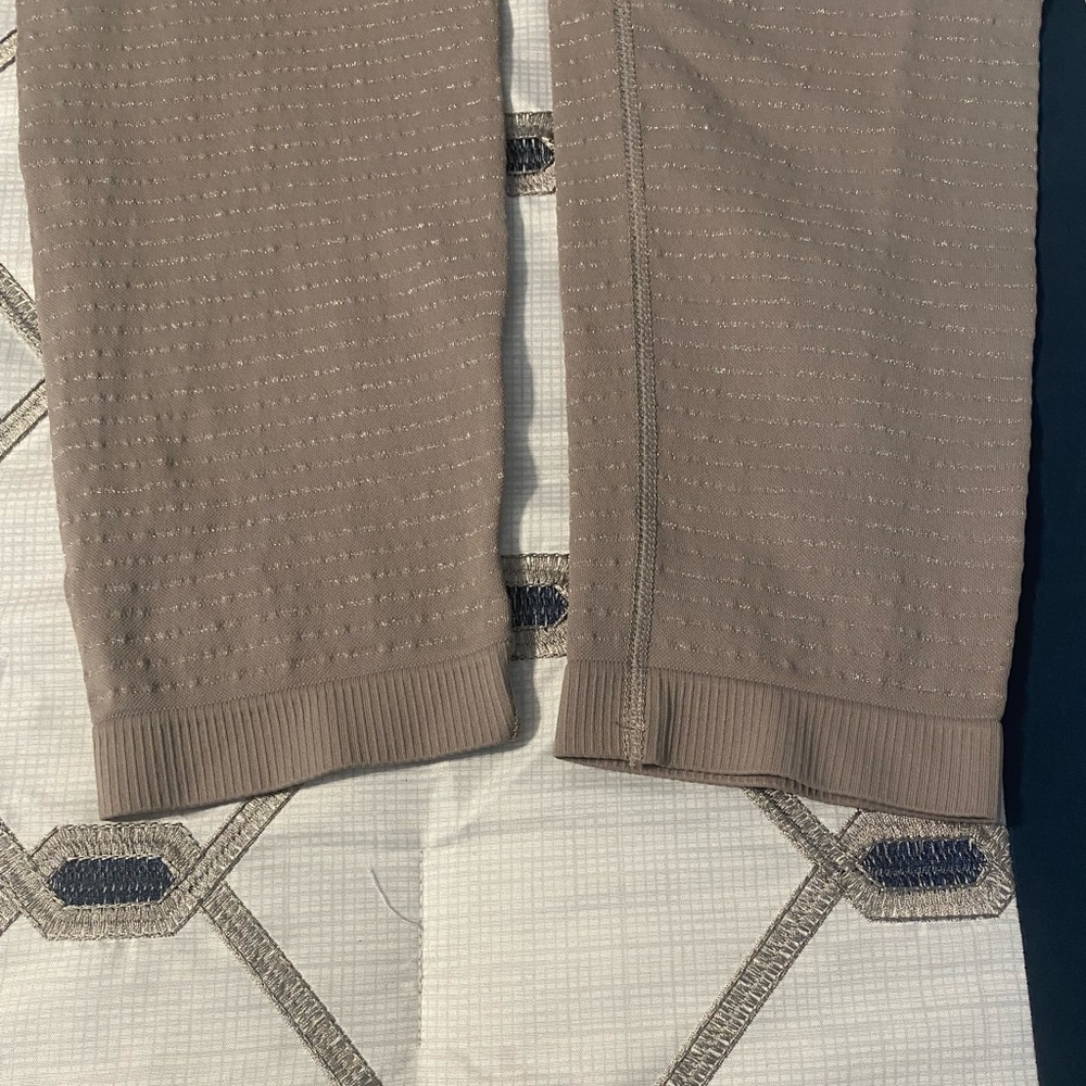 Athleta Shimmer Stripe Seamless Tights/Leggings - Picture 9 of 14